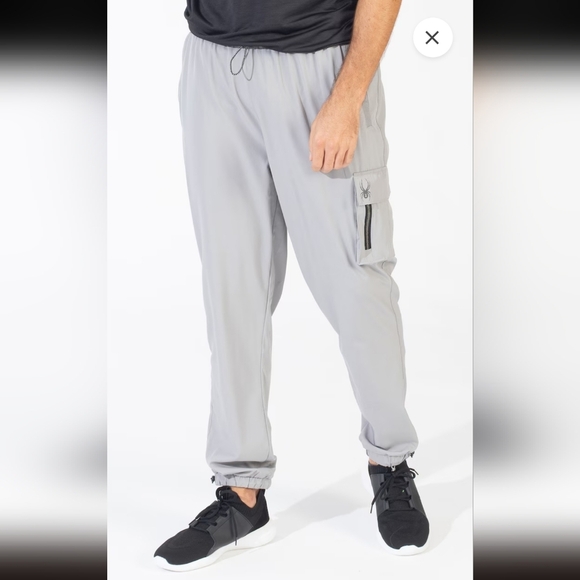 SPYDER ACTIVE PERFORMANCE PANTS. Grey. Size Large. New. - Picture 1 of 11